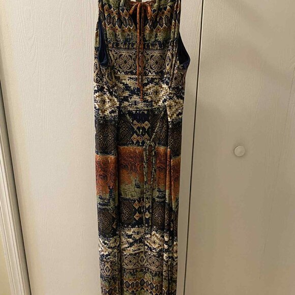 ๐ฟ Cato NWT Boho Maxi Dress โ Size 22/24WP | Tie-Back & Side Slits ๐ฟ - Picture 6 of 8